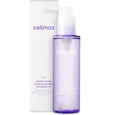 Гидрофильное масло Celimax Derma Nature Fresh Blackhead Jojoba Cleansing Oil 150 мл (8806050298525) Винница - изображение 1