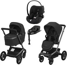 Детская коляска Maxi-Cosi Fame 4w1 + Cybex Cloud G + baza Cybex G – Twillic Black Киев