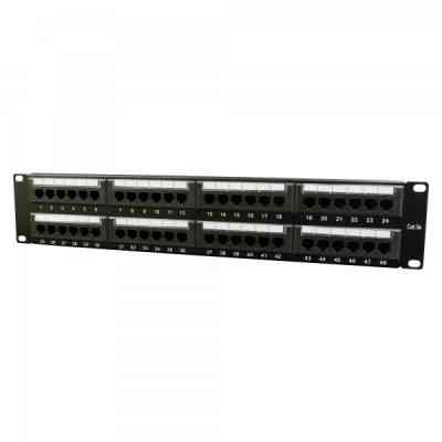 Патч-панель 19" 48xRJ-45 UTP cat.5е, 2U, тип 110 Cablexpert (NPP-C548CM-001) Вінниця