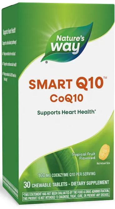 Коэнзим Q10 Nature's Way Smart Q10 вкус тропических фруктов 30 табл Киев - изображение 1
