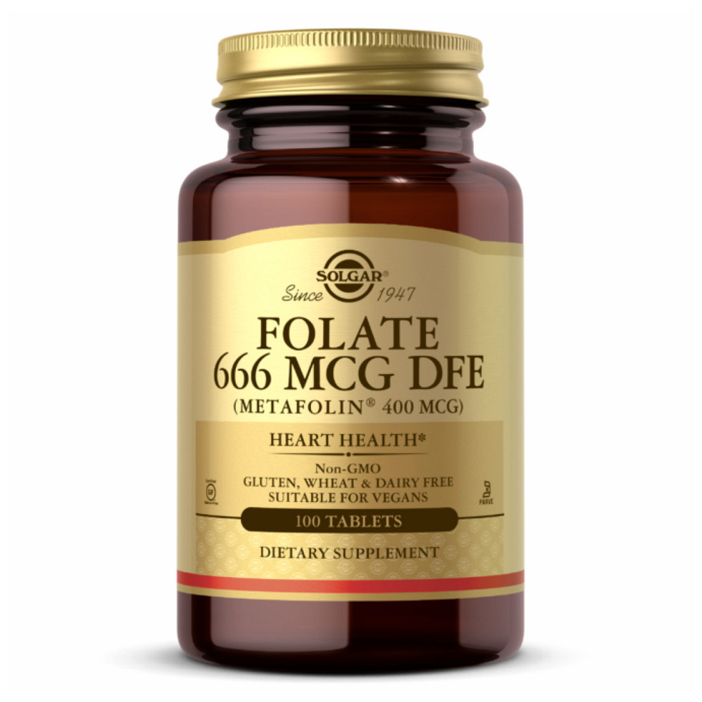 Фолат Solgar Folate 400 mcg (as Metafolin)100 Tabs Киев - изображение 2