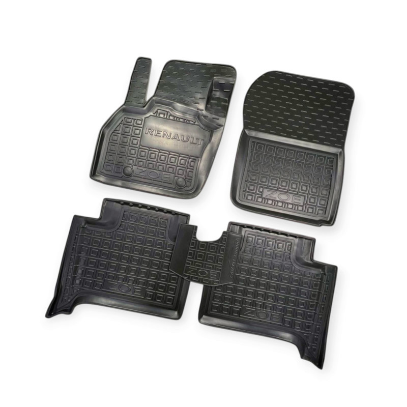 Килимки Рено Zoe (2012-) борт 2,5 см, з перемичкою салону Мукачево - фото 1