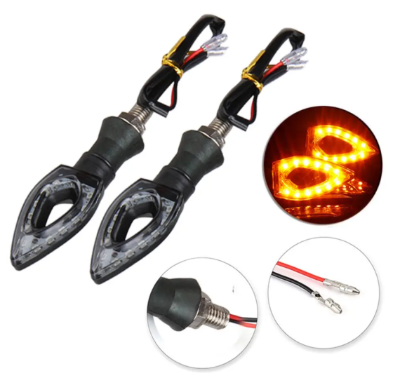 Желтые LED указатели поворота для мотоцикла Киев
