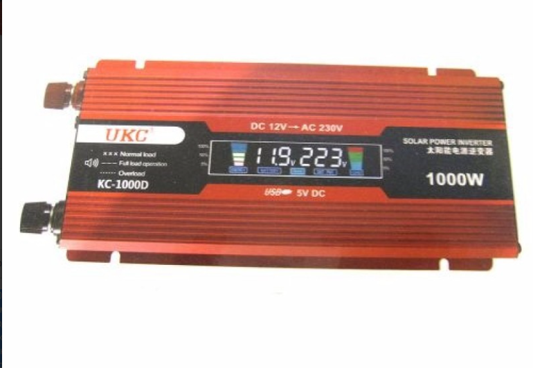 Автомобильный инвертор 1000W KC-1000D LCD 12V 2812-11043 Одесса - изображение 7