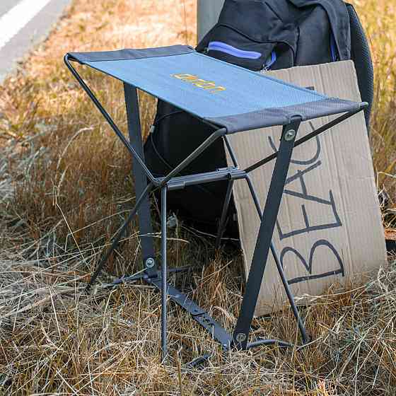 Стульчик розкладной Uquip Fancy Blue/Grey (244017) Вінниця
