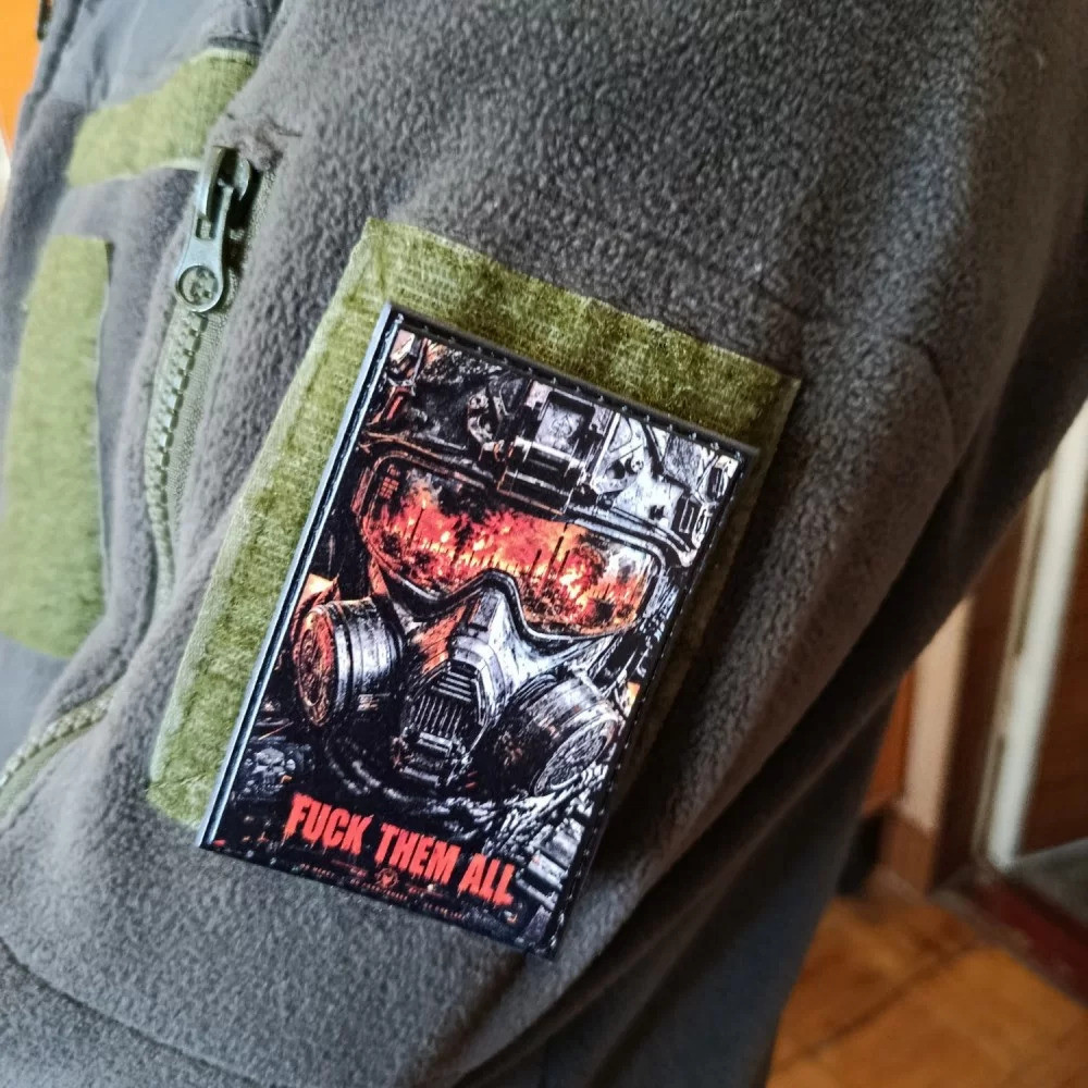 Патч / шеврон Fuck them all Протигаз Запоріжжя - фото 3