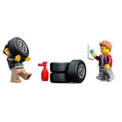 Конструктор LEGO City Грузовик-транспортер со спортивными авто (60408) Винница - изображение 10