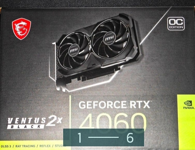 Видеокарта MSI RTX 4060 OC Ventus 2X Киев - изображение 6