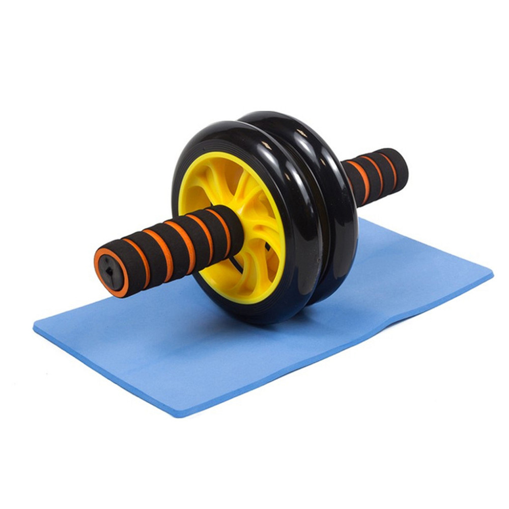 Тренажер колесо для пресса PROFI желтый Бровары - изображение 1