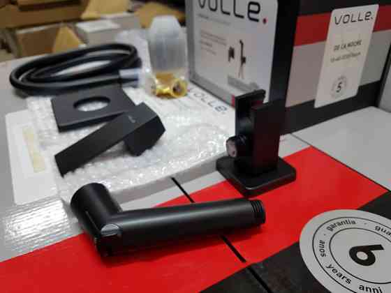 Гігієнічний набір прихованого монтажу VOLLE SISTEMA L de la noche 1511.160104 чорний Київ