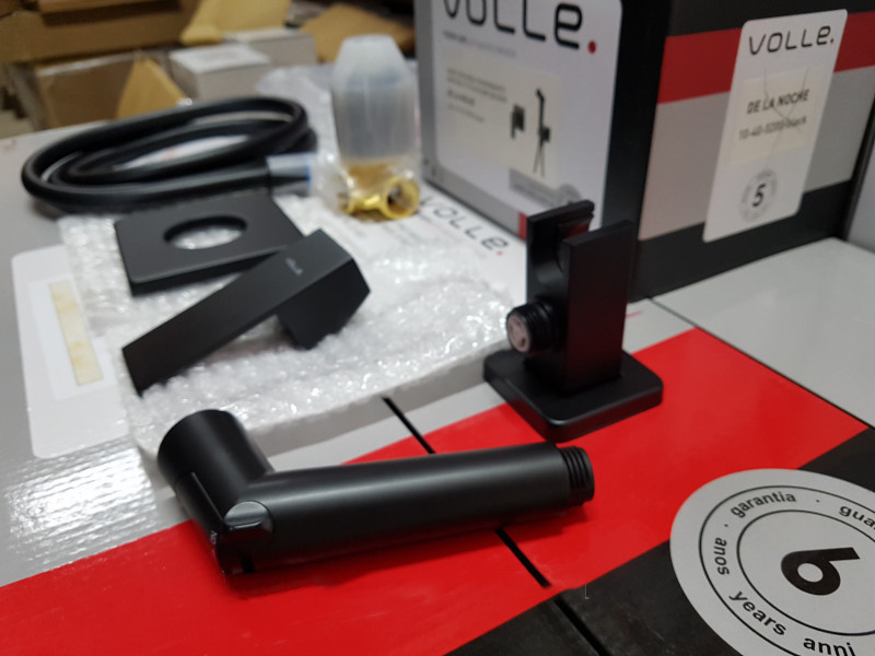 Гигиенический набор скрытого монтажа VOLLE SISTEMA L de la noche 1511.160104 черний Киев - изображение 6