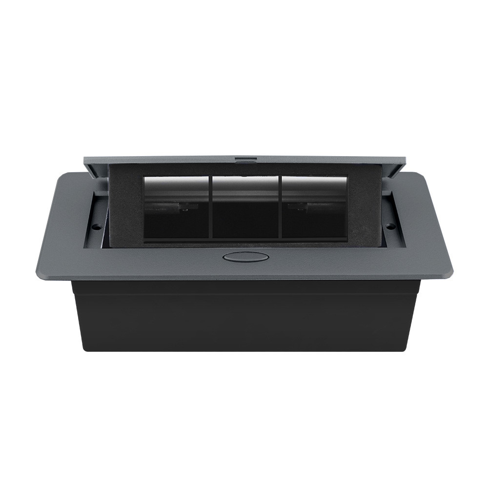 LIVOLO Розетковий люк LIVOLO сірий, вбудований у стільницю, меблевий пустий корпус без розеток Коломия - фото 8