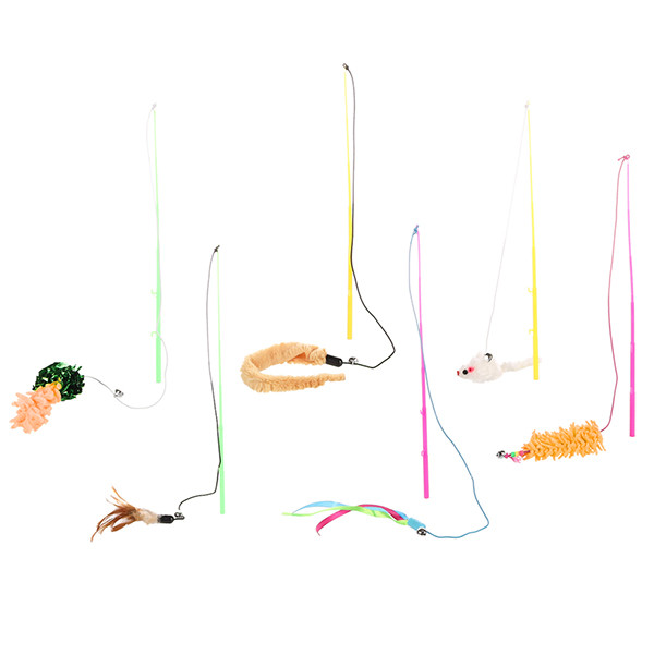 Flamingo Fishing-Rod ФЛАМИНГО удочка дразнилка с игрушкой, игрушка для котов Киев - изображение 4