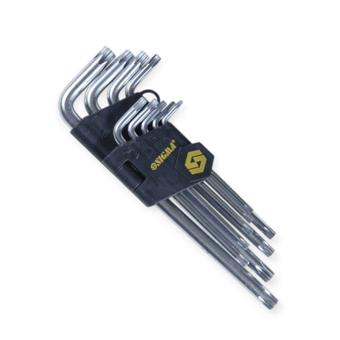 Набір ключів шестипроменевих Г-образ. TORX Т10-Т50, 9 шт. Мукачево - фото 1