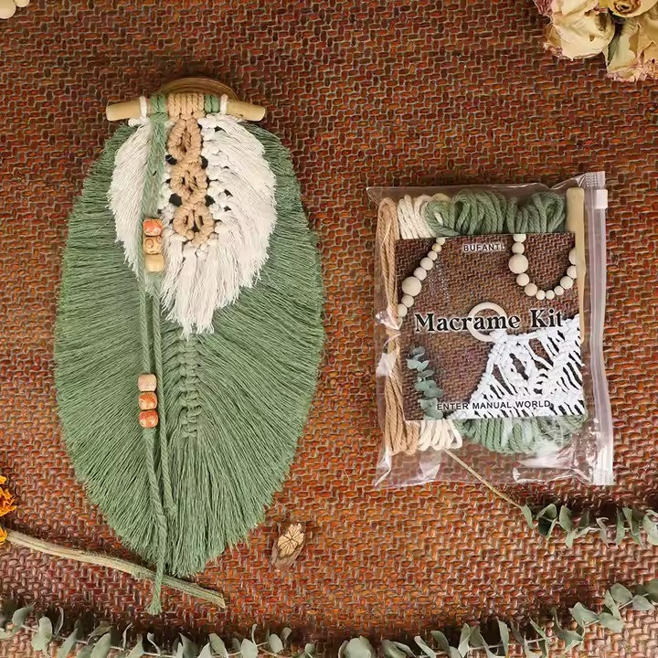 Набор макраме для ручного вязания настенного украшения для дома 
