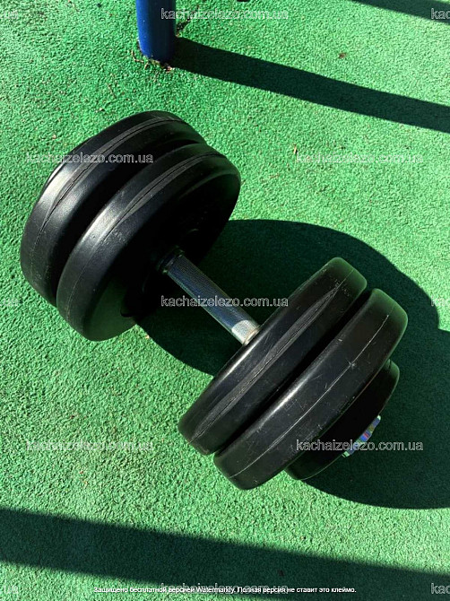 Гантелі набірні 2 по 25 кг з ABS покриттям хром грифи Гантелі, гирі, штанги і диски бітумні Київ - фото 7