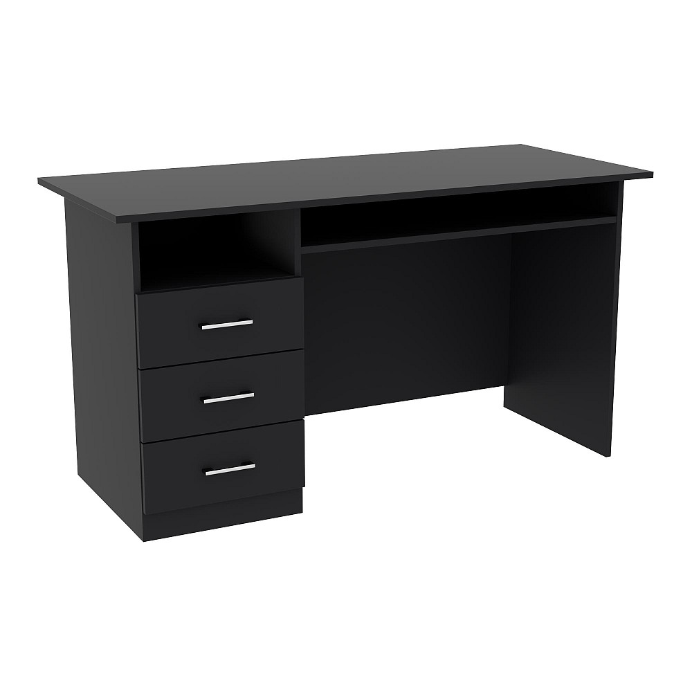 Стіл офісний ОСП-3, Антрацит, 1400/600/760 Львів - фото 1