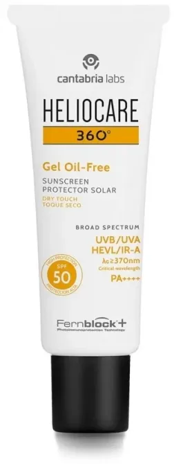 Солнцезащитный гель на водной основе SPF50 HELIOCARE 360º GEL OIL-FREE SPF50 CANTABRIA, 50 мл Днепр - изображение 3