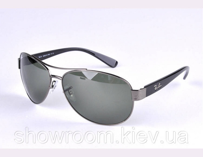 Сонцезахисні чоловічі окуляри в стилі RAY BAN 3386 004 Lux Київ - фото 2