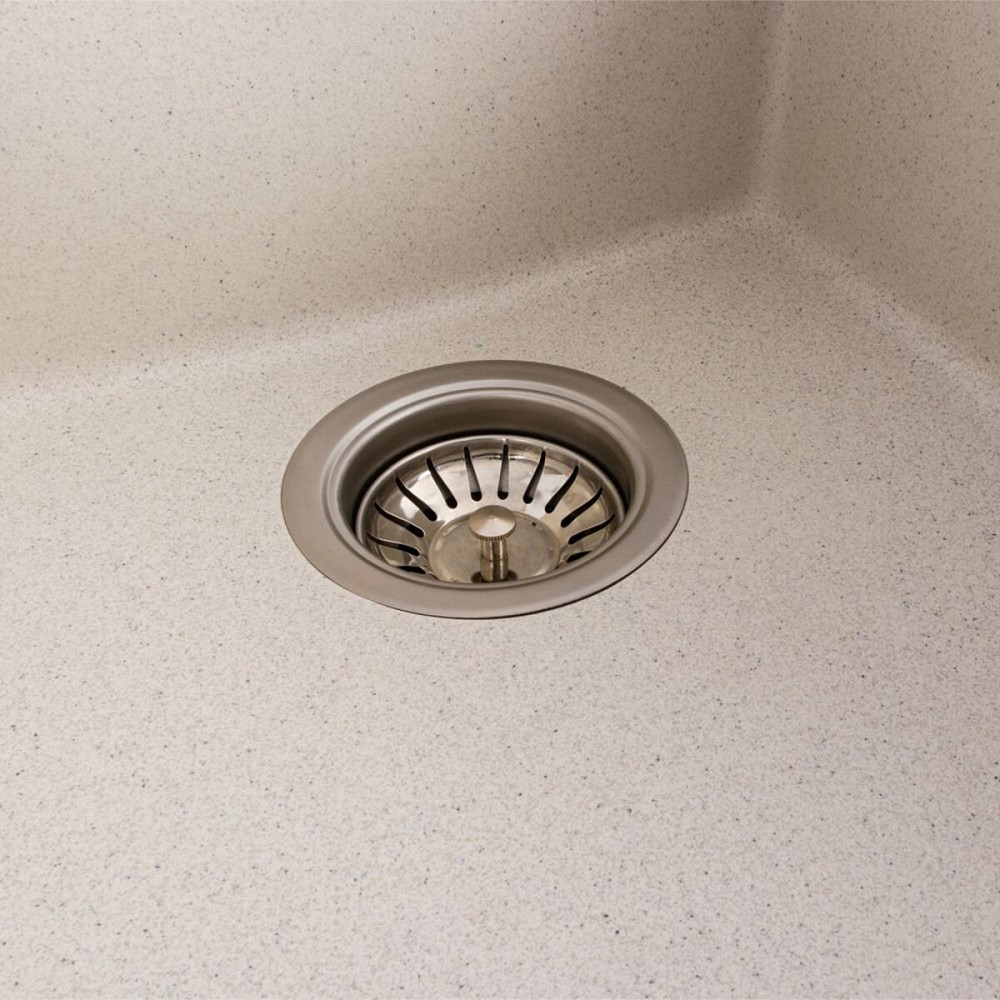 VALESO Кухонна гранітна мийка 3744 ROXY VALESO біла в крапку Коломыя - изображение 5