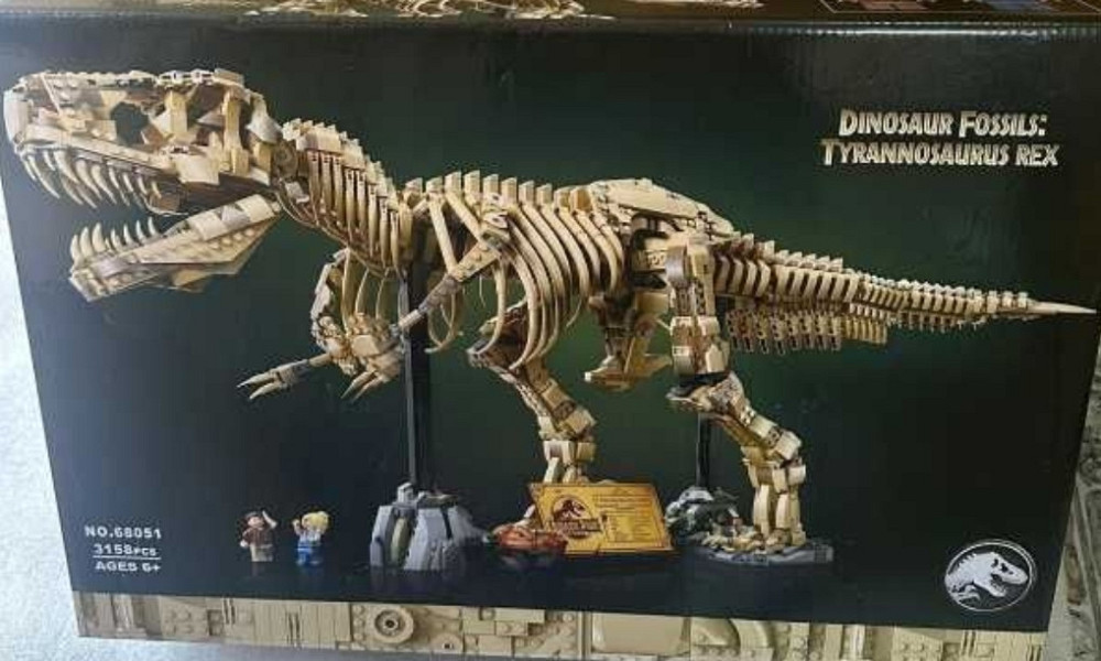 КОЛЬОРОВА КОРОБКА‼️ Тираннозавр Рекс T. Rex Конструктор в виде Лего. Харьков - изображение 6