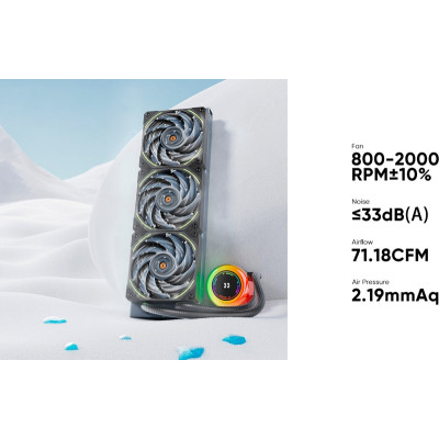 Система жидкостного охлаждения 1stPlayer CC-360-BK Винница - изображение 5