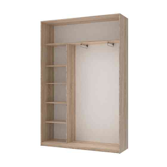 Шкаф-купе двухдверный Doros Сити Лайт 150х45х225 см Дуб сонома (DRS-011092) Львов