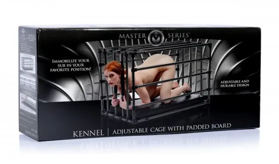 Міцна розбірна клітка для покарань Kennel Adjustable Bondage Cage Львів