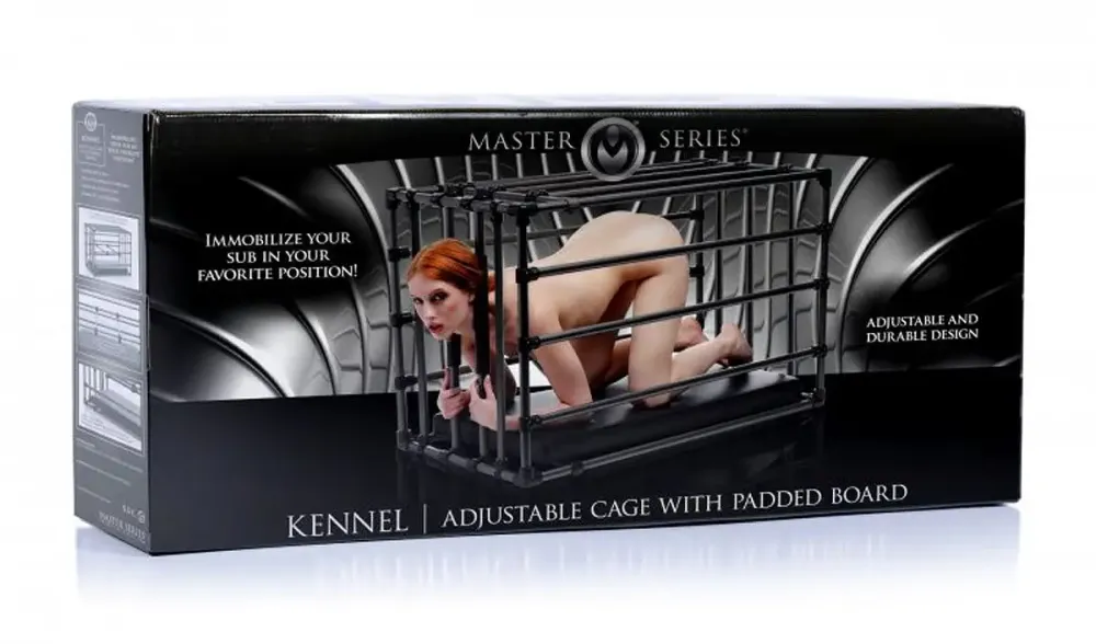 Міцна розбірна клітка для покарань Kennel Adjustable Bondage Cage Львов - изображение 4