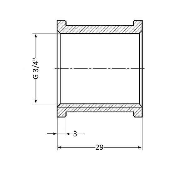 Муфта Thermo Alliance Standart 3/4