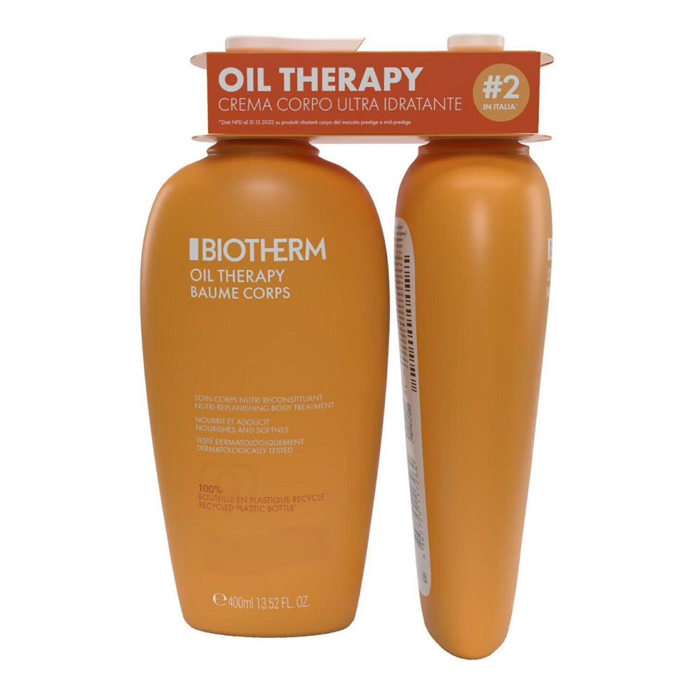 Набор Biotherm Oil Therapy 2×400 мл – увлажняющий лосьон и бальзам для тела Слов'янськ - фото 1
