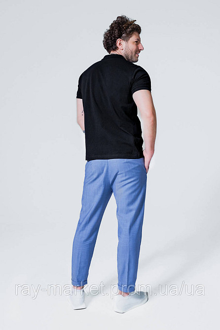 Поло классическое Stedman Lux Polo мужское черное (ST9060-BLO) XXL Киев - изображение 6