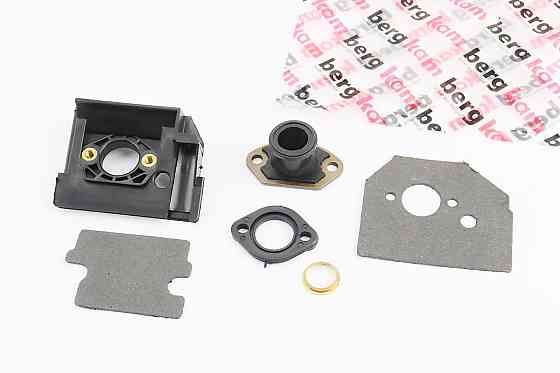 Патрубок карбюратора + перехідник + пластина + кільце + прокладки-2шт к-кт 4500/5200 Київ