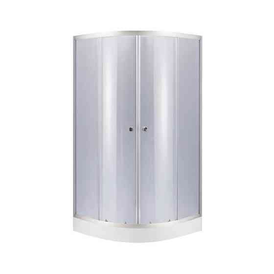 Душевая кабина Lidz Latwa SC80x80.SAT.LOW.GR, стекло тон. 4 мм + Lidz Душевой поддон KAPIELKA ST80x80x15 Киев