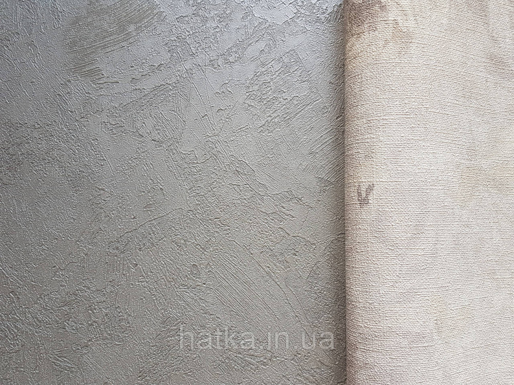 Шпалери вінілові на флізеліні AS creation Perfect 1.06Х10 під штукатурку структурні сірі металік з глянцем Київ - фото 2