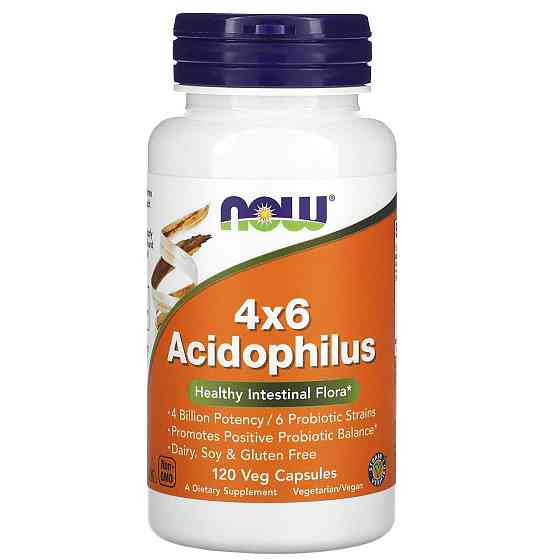 Пробиотики Now Foods 4x6 Acidophilus 120 рос капс Киев