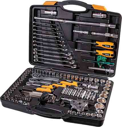 MASTERTOOL Набір інструментів MASTERTOOL PROFI ¼"&⅜"&½"&TORX 121 шт 4-13 мм 9-19 мм 20-32 мм Е8 Киев
