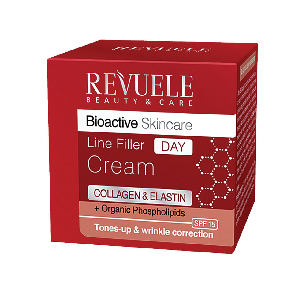 Дневной крем-филлер для лица Коллаген и Эластин Bioactive Revuele 50 мл Киев - изображение 3