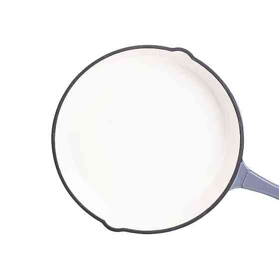 Набір чавунного посуду для приготування 3 каструлі та сковорода з емальованим покриттям Сірий HP-1-5 Коломия