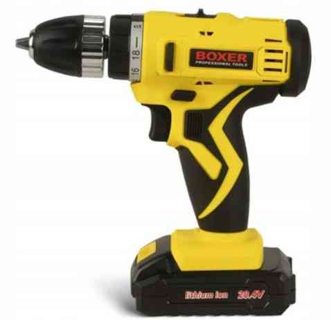 SR-017 Аккумуляторная Шуруповерт 20,4В с LED, 2 Скорости, 2x2Аh, Чемодан, 13 Аксессуаров в Комплекте Одесса