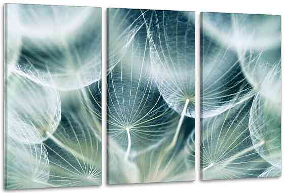 Модульна картина у вітальню/ спальню  Кульбаба   ART-299_3A 70х130 см Київ