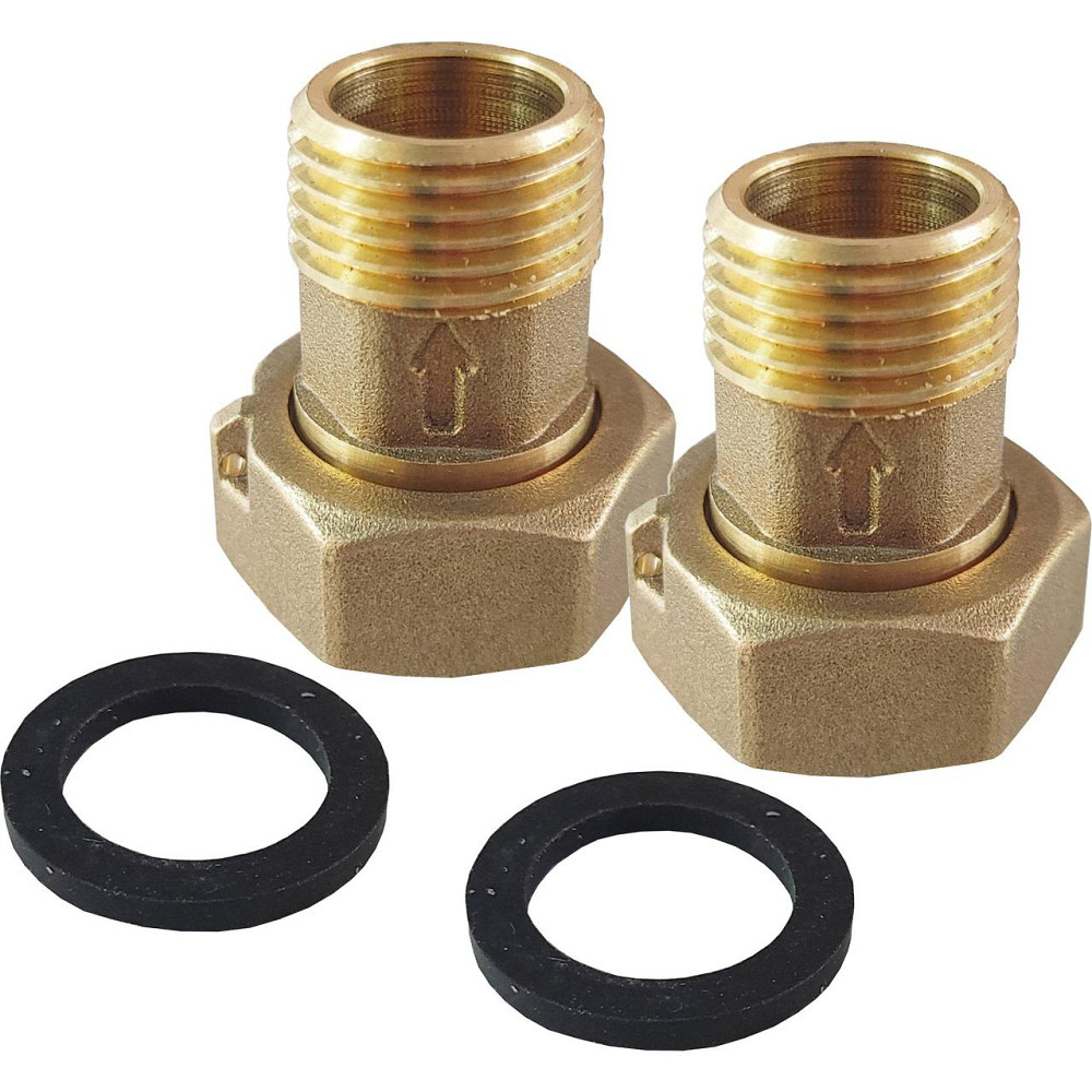 Комплект штуцеров 3/4″Вх1/2″ Н латунный LR433L OPTIMUM (000000486) Киев - изображение 1