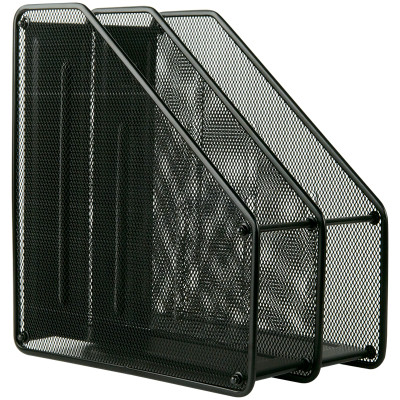 Лоток для бумаг Axent вертикальный 2-в-1, металлический, черный (2126-01-A) Винница - изображение 1