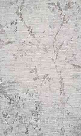 Обои виниловые на флизелине AS creation Della Natura 1.06Х10 листья ветки размытый рисунок серые на белом Киев