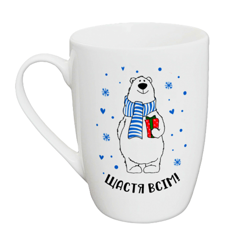 Чашка для капучіно Щастя всім 360мл (в коробці) 2106 Кварта Житомир - изображение 1