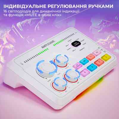 Мікшерний пульт Fifine SC8W White (SC8W) Вінниця