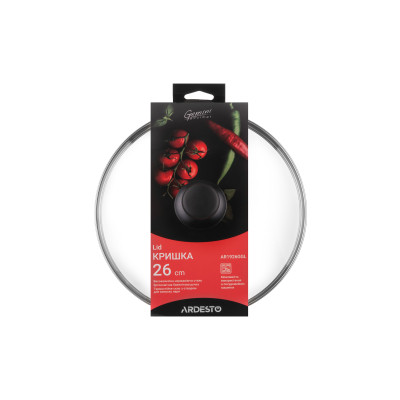 Крышка для посуды Ardesto Gemini Gourmet 26 см (AR1926GGL) Винница - изображение 2