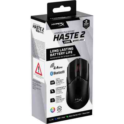 Мышка HyperX Pulsefire Haste 2 Core Wireless Black (8R2E6AA) Винница