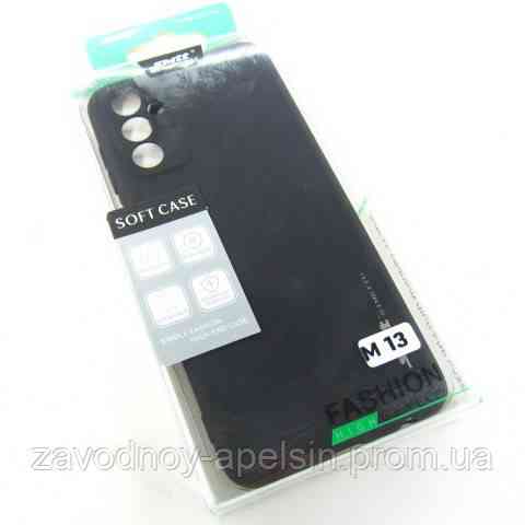 Samsung M13 M135 Чохол силіконовий Захист камери (чорний) Одеса