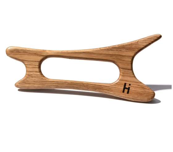 Скребок-массажёр гуаша для лица и тела деревянный Лань Wooden gouache massager for face and body Hind Hillary Киев